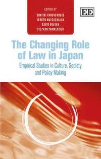 bokomslag The Changing Role of Law in Japan