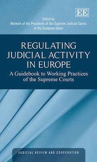 bokomslag Regulating Judicial Activity in Europe