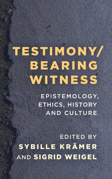 bokomslag Testimony/Bearing Witness