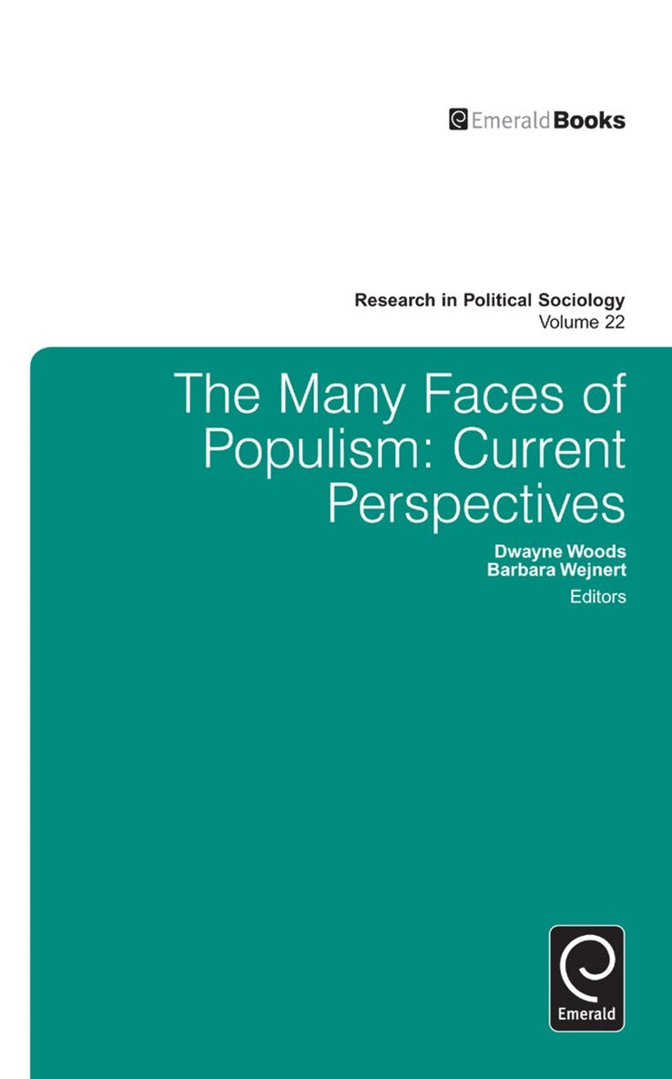 Dwayne Woods, Barbara Wejnert - Many Faces of Populism, Inbunden