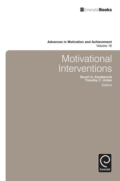 Stuart Karabenick, Tim Urdan - Motivational Interventions, Inbunden