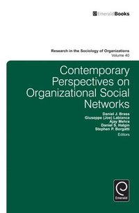 bokomslag Contemporary Perspectives on Organizational Social Networks
