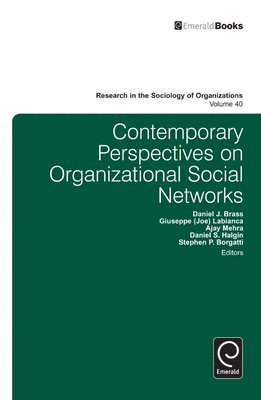 Contemporary Perspectives on Organizational Social Networks 1