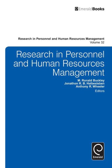 bokomslag Research in Personnel and Human Resources Management