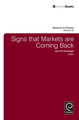 bokomslag Signs that Markets are Coming Back