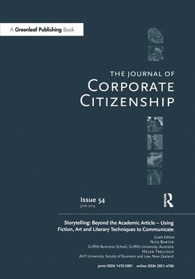 bokomslag Storytelling: Beyond the Academic Article - Using Fiction, Art and Literary Techniques to Communicate
