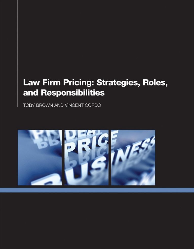 Toby Brown, Vincent Cordo - Law Firm Pricing, Häftad