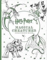 bokomslag Harry potter magical creatures colouring book