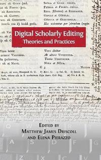 bokomslag Digital Scholarly Editing