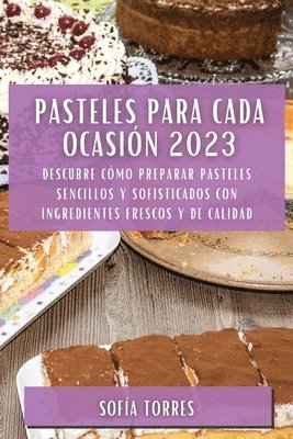 bokomslag Pasteles para cada ocasin 2023