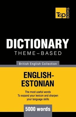 bokomslag Theme-based dictionary British English-Estonian - 5000 words