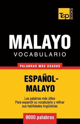 Vocabulario español-malayo - 9000 palabras más usadas