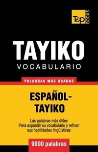 bokomslag Vocabulario español-tayiko - 9000 palabras más usadas