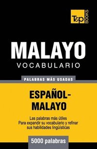 bokomslag Vocabulario espaol-malayo - 5000 palabras ms usadas