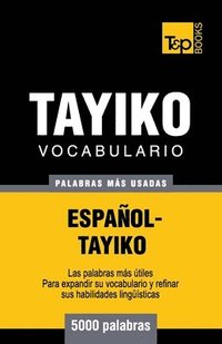 bokomslag Vocabulario español-tayiko - 5000 palabras más usadas