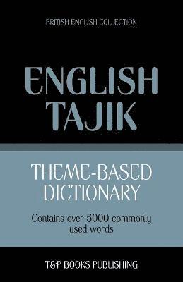 bokomslag Theme-based dictionary British English-Tajik - 5000 words
