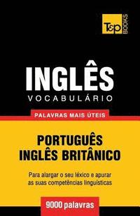 bokomslag Vocabulrio Portugus-Ingls britnico - 9000 palavras mais teis