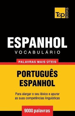 bokomslag Vocabulrio Portugus-Espanhol - 9000 palavras mais teis