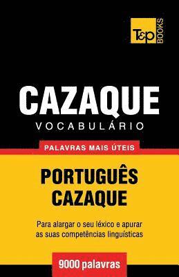 bokomslag Vocabulrio Portugus-Cazaque - 9000 palavras mais teis