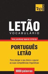 bokomslag Vocabulrio Portugus-Leto - 9000 palavras mais teis