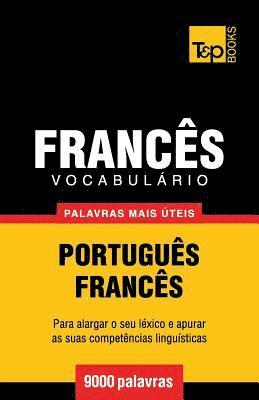 bokomslag Vocabulario Portugues-Frances - 9000 palavras mais uteis