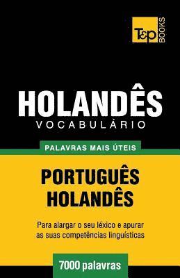 bokomslag Vocabulrio Portugus-Holands - 7000 palavras mais teis