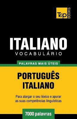 bokomslag Vocabulrio Portugus-Italiano - 7000 palavras mais teis