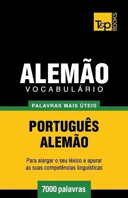 bokomslag Vocabulrio Portugus-Alemo - 7000 palavras mais teis