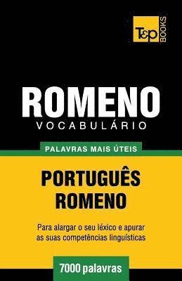 bokomslag Vocabulário Português-Romeno - 7000 palavras mais úteis