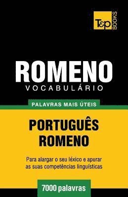 bokomslag Vocabulrio Portugus-Romeno - 7000 palavras mais teis