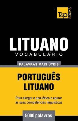 bokomslag Vocabulrio Portugus-Lituano - 5000 palavras mais teis