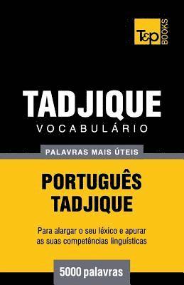 bokomslag Vocabulário Português-Tadjique - 5000 palavras mais úteis