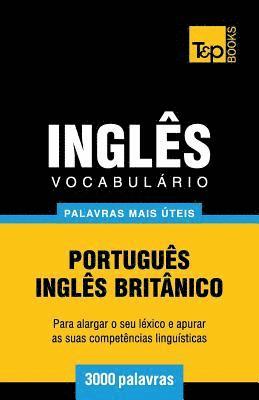 bokomslag Vocabulário Português-Inglês britânico - 3000 palavras mais úteis