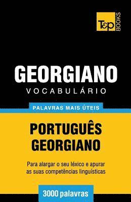 bokomslag Vocabulrio Portugus-Georgiano - 3000 palavras mais teis