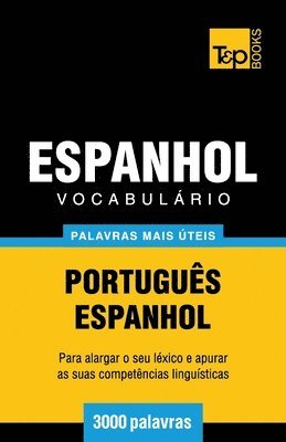 bokomslag Vocabulrio Portugus-Espanhol - 3000 palavras mais teis