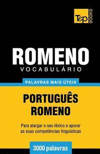 bokomslag Vocabulrio Portugus-Romeno - 3000 palavras mais teis