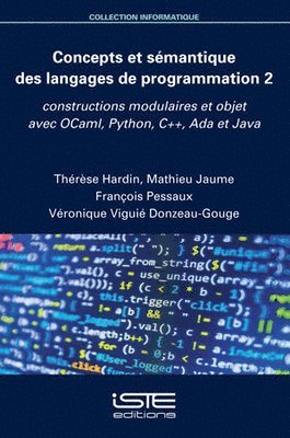 Concepts et smantique des langages de programmation 2 1