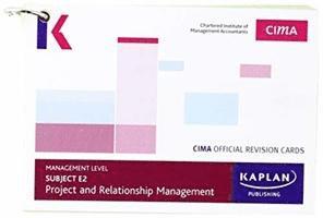 bokomslag E2 PROJECT AND RELATIONSHIP MANAGEMENT - REVISION CARDS