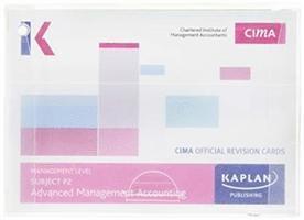bokomslag P2 ADVANCED MANAGEMENT ACCOUNTING - REVISION CARDS