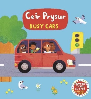 Dref Wen - Cyfres Gwthio, Tynnu, Llithro: Ceir Prysur / Busy Cars, Kartonnage