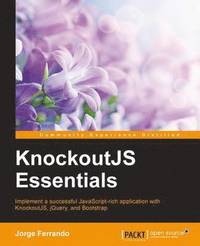 bokomslag KnockoutJS Essentials