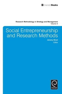 bokomslag Social Entrepreneurship and Research Methods
