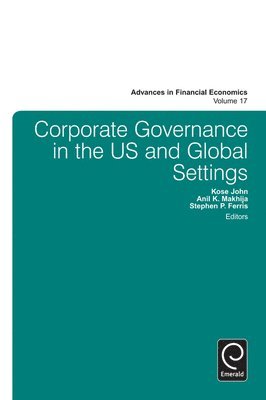 Corporate Governance in the US and Global Settings 1