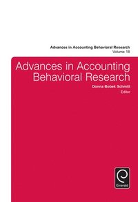 bokomslag Advances in Accounting Behavioral Research