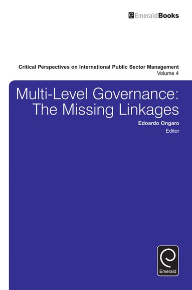 Edoardo Ongaro - Multi-Level Governance, Inbunden