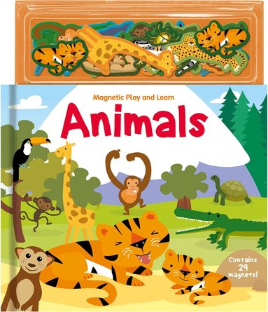 Nat Lambert - Magnetic Play and Learn Animals, Inbunden