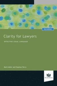 bokomslag Clarity for Lawyers