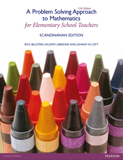 A Problem-Solving Approach to Mathematics for Elementary School Teachers (Scandinavian Edition) 1