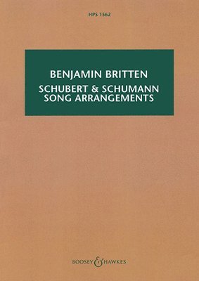 bokomslag Schubert & Schumann Song Arrangements: For Chamber Orchestra