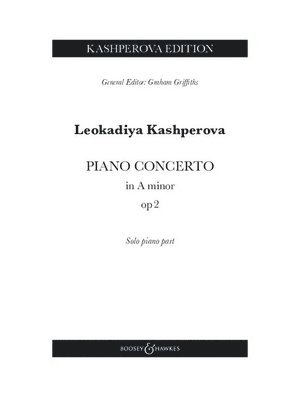 bokomslag Kashperova: Piano Concerto in a Minor, Op. 2 Piano Solo